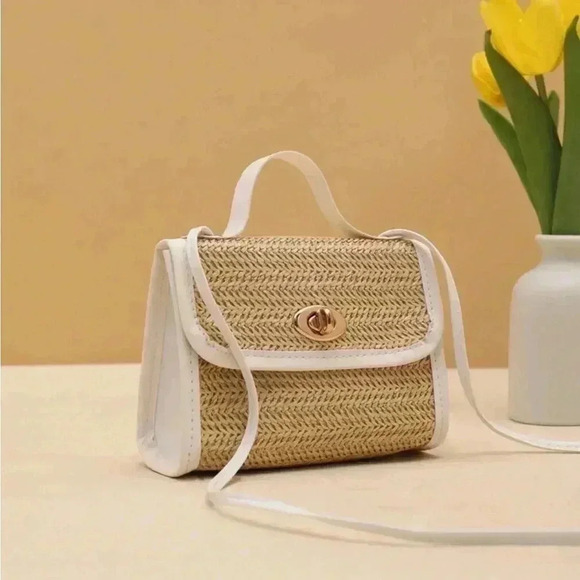 Handbags - ⚠️Clearance Woven Mini Crossbody Bag Apricot